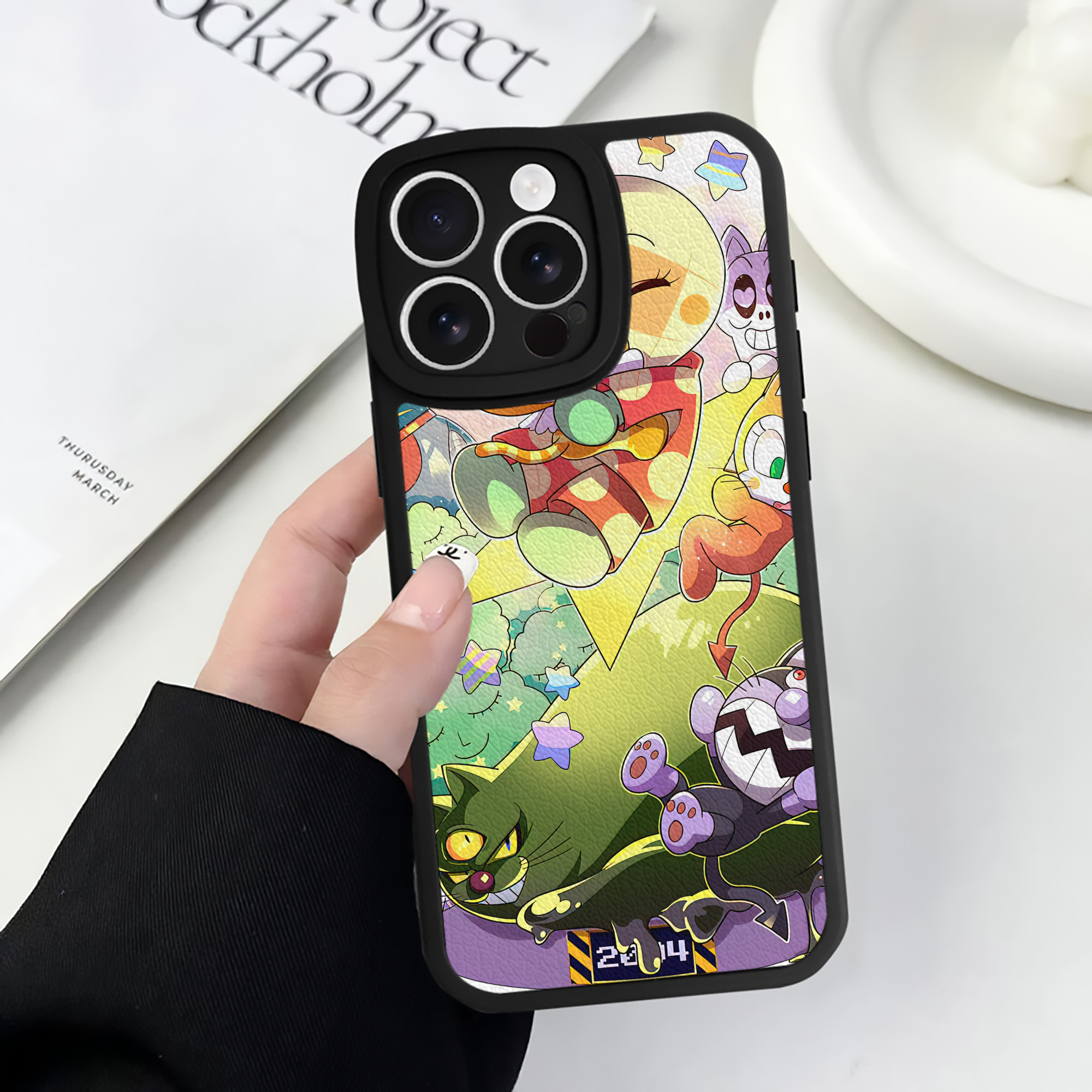 （画像用） アンパンマン Anpanman 【iPhone 16シリーズ対応】シリコンスマホケース（レザー調） 材質：シリコン
